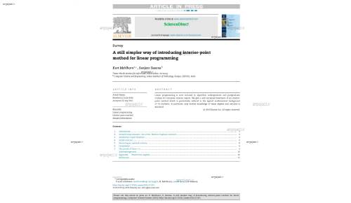 A still simpler way of introducing interior-point method for linear programming